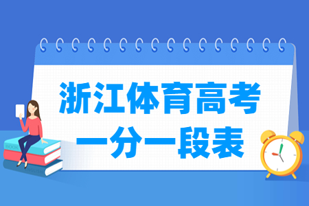 2023浙江體育高考一分一段表