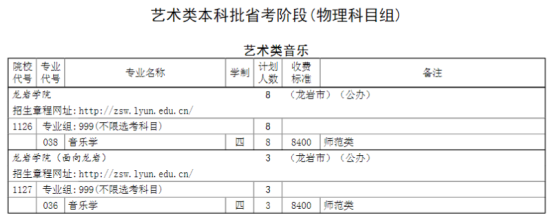 龍巖學(xué)院有哪些專業(yè)？