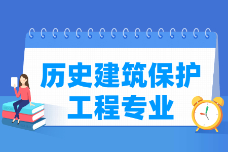 哪些大学有历史建筑保护工程专业-开设历史建筑保护工程专业的大学名单一览表