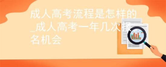 成人高考流程是怎樣的_成人高考一年幾次報(bào)名機(jī)會