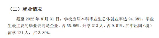 北京联合大学就业率及就业前景怎么样（来源2021-2022学年本科教学质量报告）