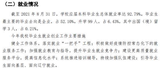 沈阳科技学院就业率及就业前景怎么样（来源2022届就业质量报告）