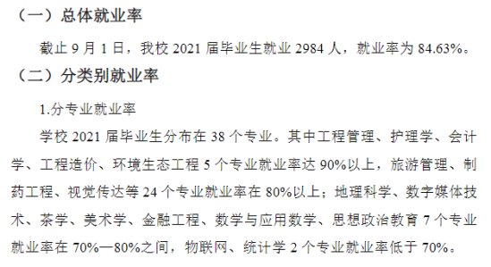 安康學(xué)院就業(yè)率及就業(yè)前景怎么樣（來源2022屆就業(yè)質(zhì)量報告）