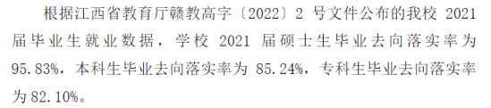 贛南醫(yī)學院就業(yè)率及就業(yè)前景怎么樣（來源2021-2022學年本科教學質(zhì)量報告）