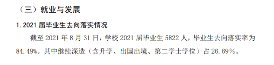 中南民族大学就业率及就业前景怎么样（来源2021-2022学年本科教学质量报告）