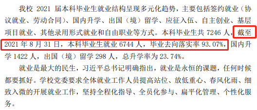 山東財經(jīng)大學就業(yè)率及就業(yè)前景怎么樣（來源2020-2021學年本科教學質量報告）