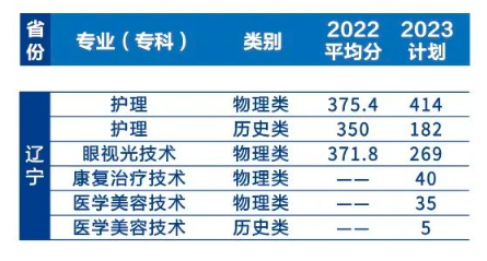 辽宁何氏医学院有专科专业吗