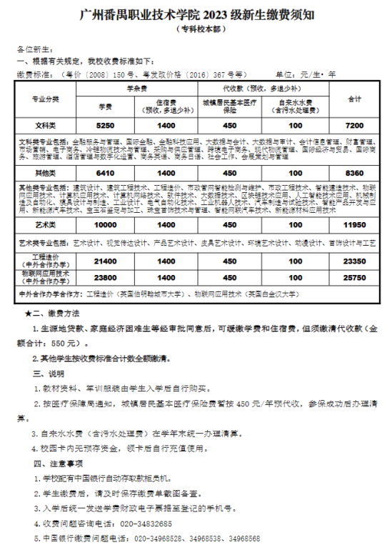 2023年廣州番禺職業(yè)技術(shù)學(xué)院新生開學(xué)時間-報到需要帶什么東西