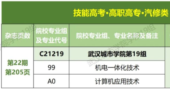 武汉城市学院有专科专业吗