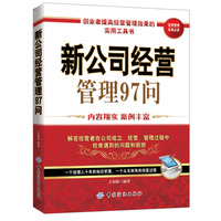  新公司经营管理97问(一个经理人十年的知识积累，一个从无到有的创富过程) 