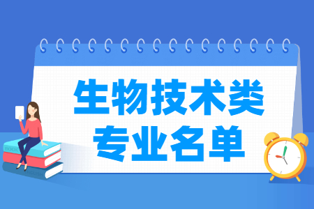 生物技术包括哪些专业-生物技术类专业名单及专业代码（专科）