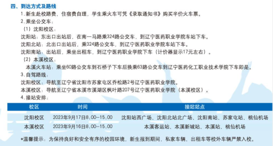 2023年遼寧醫(yī)藥職業(yè)學(xué)院新生開學(xué)時(shí)間-報(bào)到需要帶什么東西