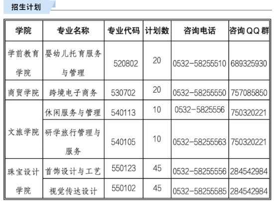 青島幼兒師范高等?？茖W(xué)校綜合評(píng)價(jià)招生專業(yè)有哪些？