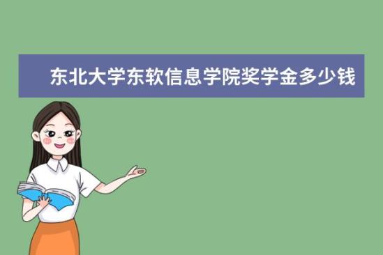 東北大學東軟信息學院獎學金多少錢  東北大學東軟信息學院獎學金設(shè)置情況