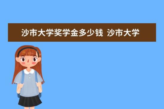 沙市大学奖学金多少钱  沙市大学奖学金设置情况