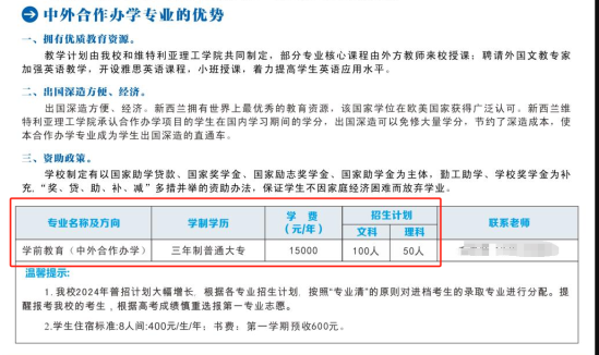 2024平顶山职业技术学院中外合作办学招生计划-各专业招生人数是多少