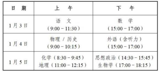 2025宁夏新高考适应性演练什么时候考试